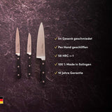 Das hochwertige 3-teilige Messer-Sparset bietet vielseitige Vorteile, indem es Ihnen die perfekte Auswahl an Messern für jede Zubereitung in der Küche bietet.