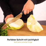 Das 3-teilige Sparset Messer mit extra scharfer Klinge ermöglicht präzises Schneiden und bietet Ihnen eine außergewöhnliche Leistung für alle Küchenaufgaben.