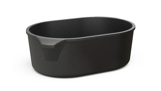 Der D3 Bräter in der Größe 33,5 x 23,5 cm bietet vielseitige Einsatzmöglichkeiten beim Kochen und Backen – optional mit Deckel für optimale Garergebnisse und Aromavielfalt.