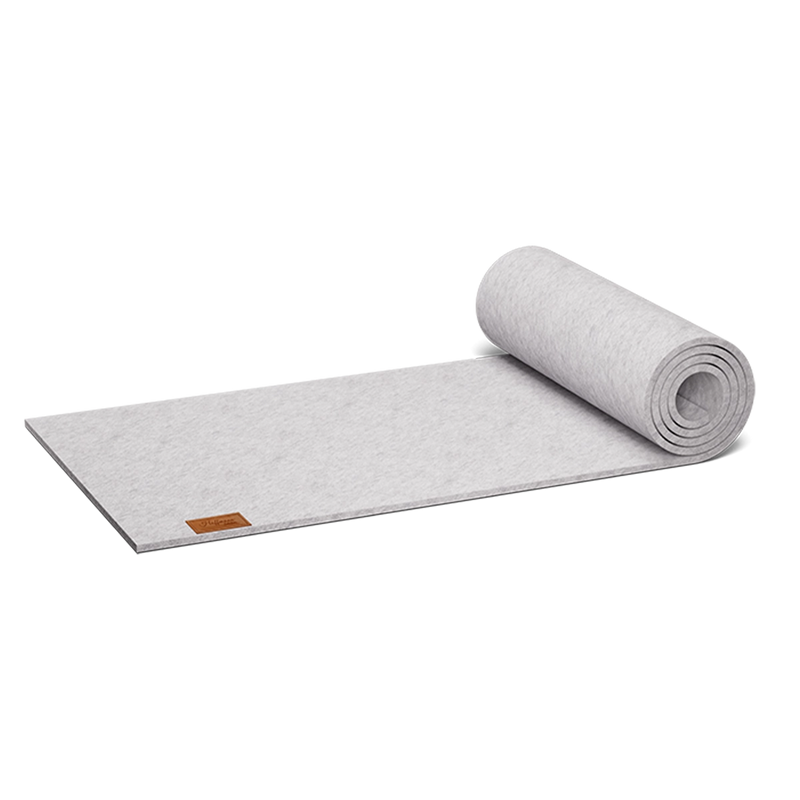 Eleganter Tischläufer 100x30 cm oder 150x40 cm hellgrau