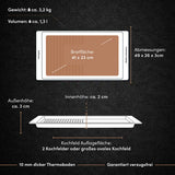 Kombi-Grillplatte | BBQ-Line | PFAS-FREI