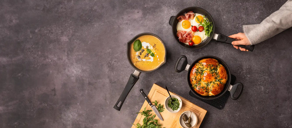 Kochen mit hochwertigen Töpfen und Pfannen von Hoffmann Germany