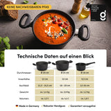 STONIQ Topf-TRIO | PFAS-Frei | Kochtopf 20, 24 cm, Milchtopf
