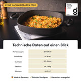 Schmorpfanne & Bräter eckig I STONIQ I PFAS-Frei