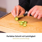 Das Zöppken ist extra scharf und sorgt für müheloses Schneiden mit höchster Präzision im Küchenalltag.
